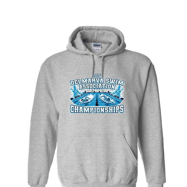 Solid Hoodie - 2026 Delmarva Swim Association Championships