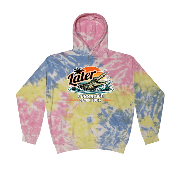 Tie Dye Hoodie - 2026 Gator Swim