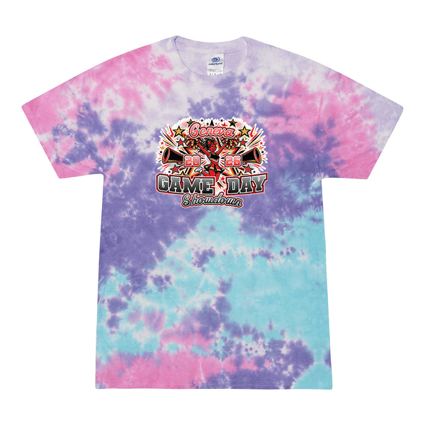 Tie Dyed T-shirt - 2026 Geneva Game Day Showdown