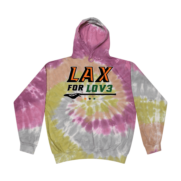 Tie Dyed Hoodie - Lax for Lov3 Option 2