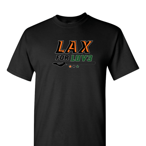 Solid Short Sleeve T-shirt - Lax for Lov3 Option 2