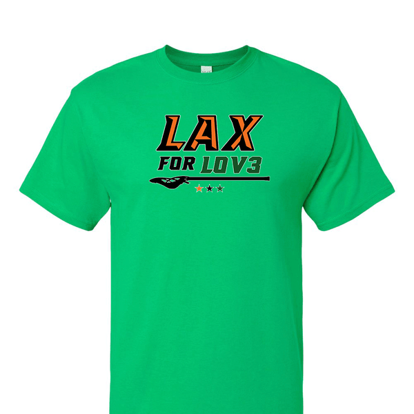Solid Short Sleeve T-shirt - Lax for Lov3 Option 2