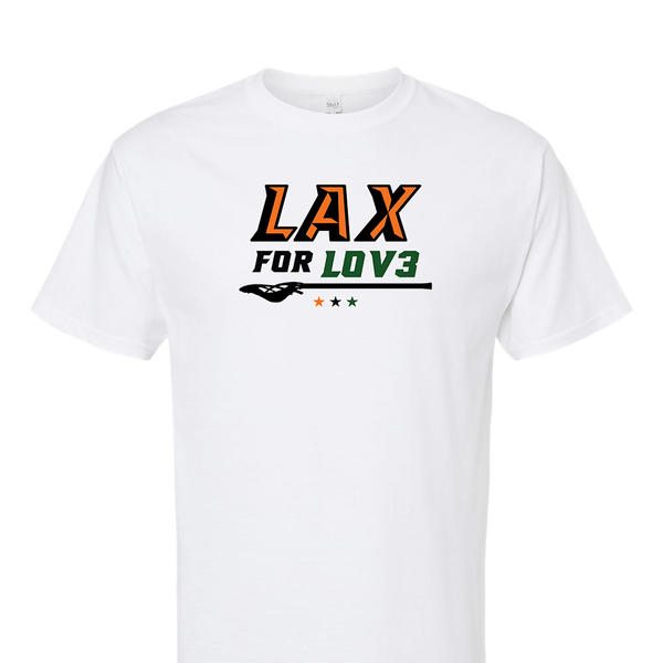 Solid Short Sleeve T-shirt - Lax for Lov3 Option 2