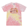 Tie Dyed T-shirt - 2026 Leaves and Line Drives