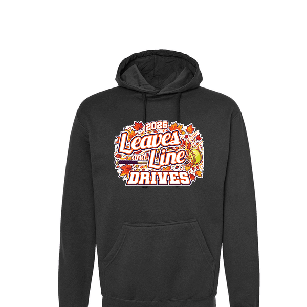Solid Hoodie - 2026 Leaves and Line Drives