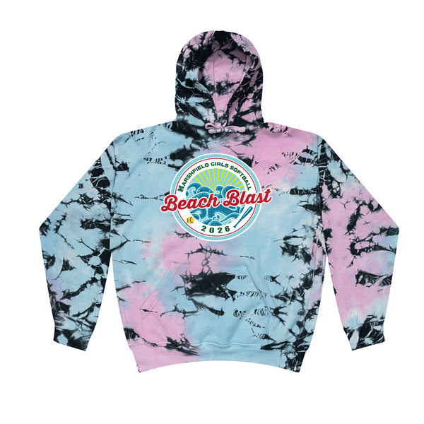 Tie Dye Hoodie -Marshfield Beach Blast