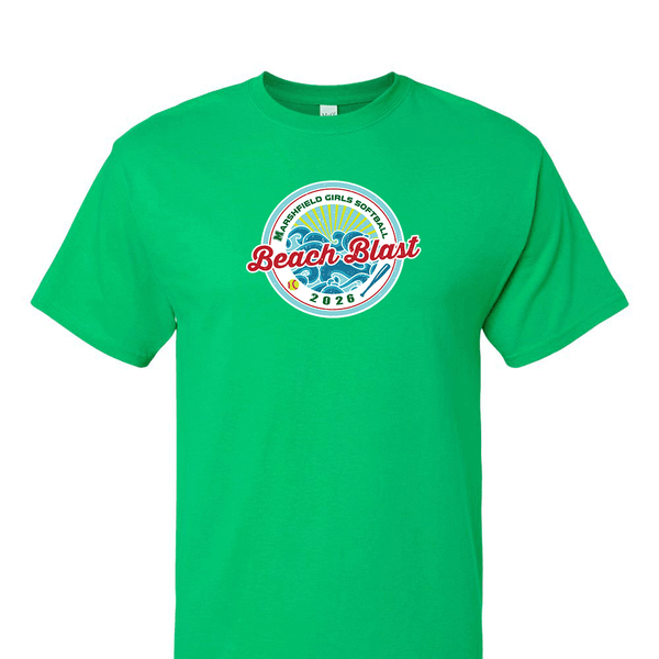 Solid Short Sleeve T-shirt - Marshfield Beach Blast