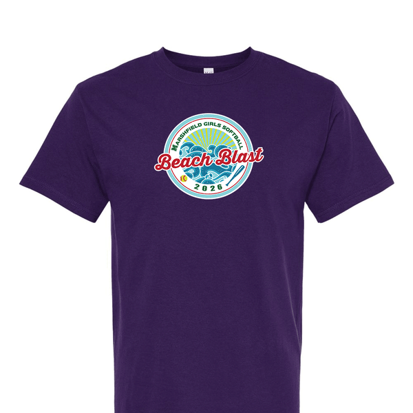 Solid Short Sleeve T-shirt - Marshfield Beach Blast