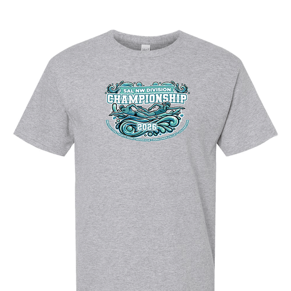 Solid Short Sleeve T-shirt -SAL NW Division Championship