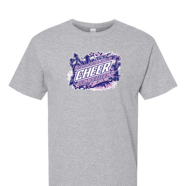 Solid Short Sleeve T-shirt - 2026 Phyllis Greene Annual Cheer Competition