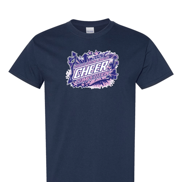 Solid Short Sleeve T-shirt - 2026 Phyllis Greene Annual Cheer Competition