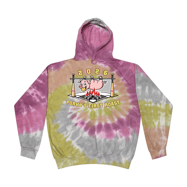 Tie Dye Hoodie - Porky's First Roast