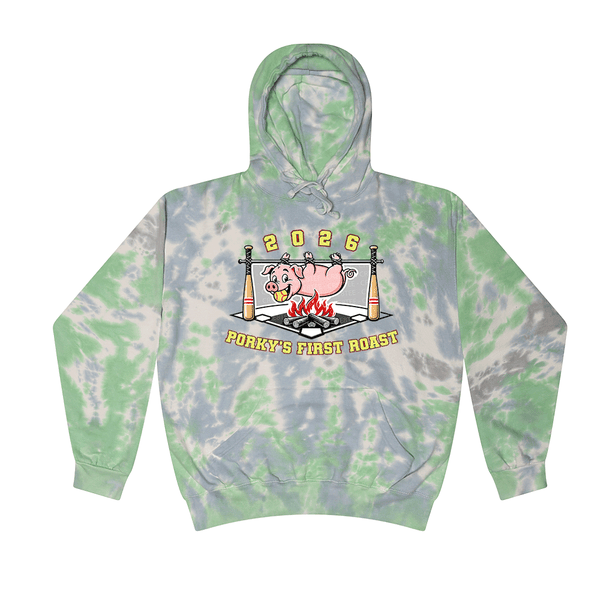 Tie Dye Hoodie - Porky's First Roast