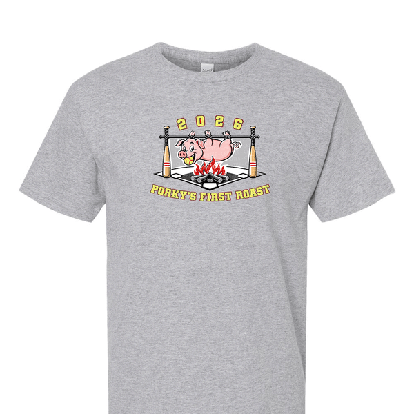 Solid Short Sleeve T-shirt - Porky's First Roast