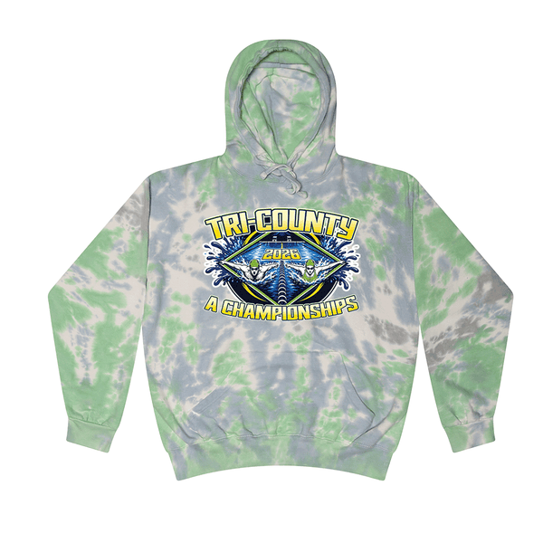 Tie Dye Hoodie - 2026 Tri-County A Championships
