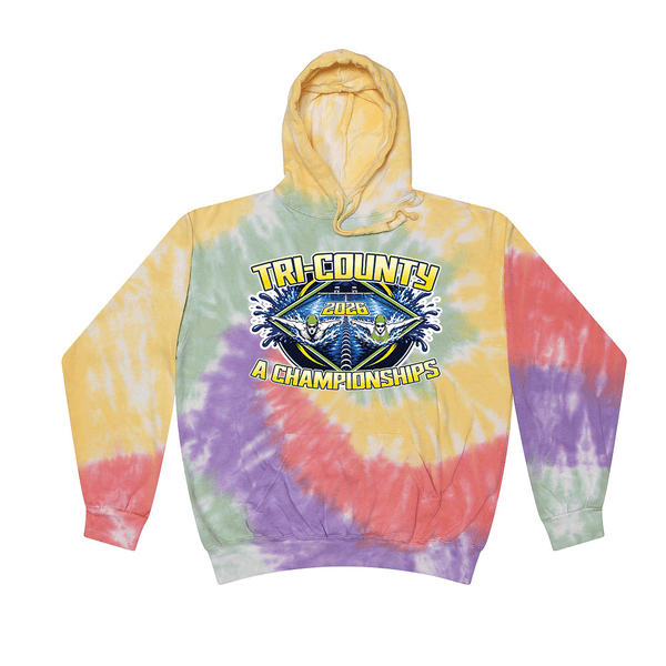 Tie Dye Hoodie - 2026 Tri-County A Championships