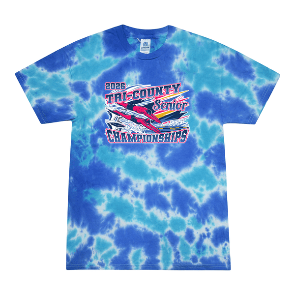 Tie Dyed T-shirt - 2026 Tri-County Senior Championships