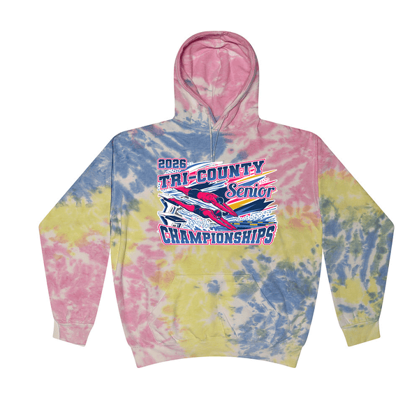 Tie Dye Hoodie - 2026 Tri-County Senior Championships