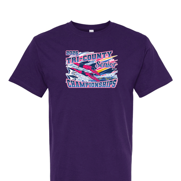 Solid Short Sleeve T-shirt - 2026 Tri-County Senior Championships