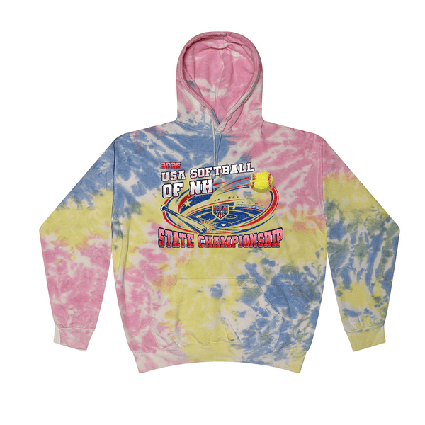 Tie Dye Hoodie - 2026 USA Softball of NH State Championship