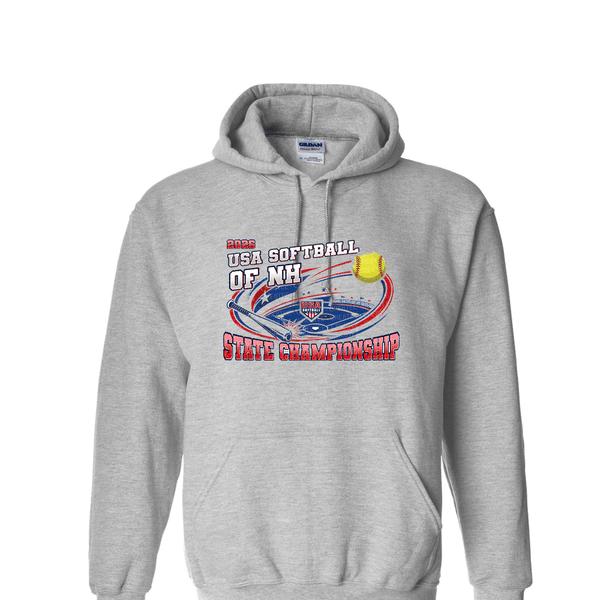 Solid Hoodie - 2026 USA Softball of NH State Championship