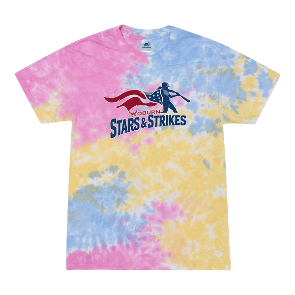 Tie Dyed T-shirt - 2026 Woburn Stars and Strikes