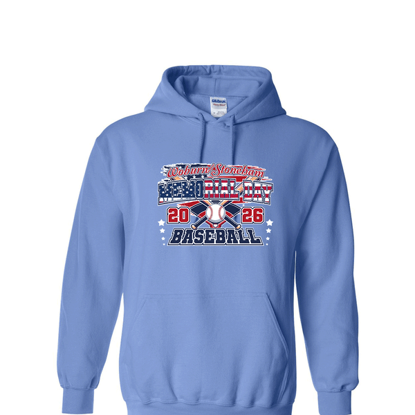Solid Hoodie - 2026 Woburn Stoneham Memorial Day Baseball