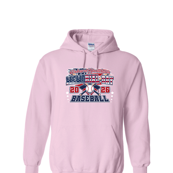 Solid Hoodie - 2026 Woburn Stoneham Memorial Day Baseball