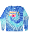 fashionable cotton crew neck clothing Long sleeve T-shirt tee shirt tie dye apparel