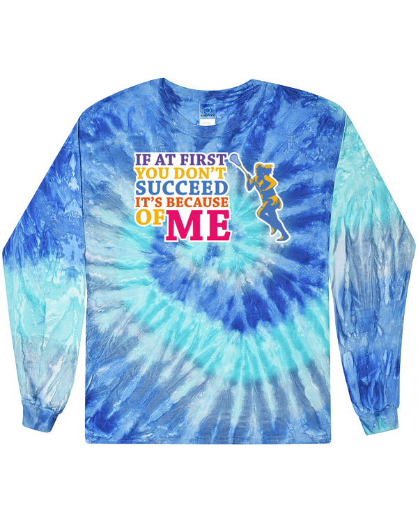 fashionable cotton crew neck clothing Long sleeve T-shirt tee shirt tie dye apparel