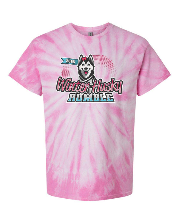 Tie Dye T-shirt - 2025 Highland Winter Husky Rumble