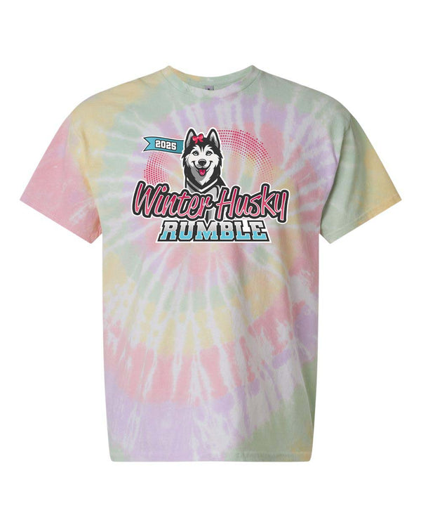 Tie Dye T-shirt - 2025 Highland Winter Husky Rumble
