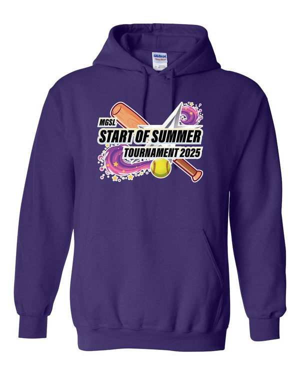 Solid Hoodie - MGSL Start of Summer Softball Tournament 2025