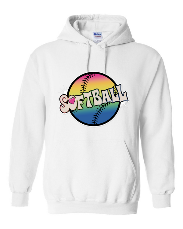 Softball Tie Dyed - Hoodies