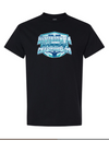 Div 14 Swim - Solid T-shirt - teal and navy design