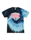 Div 14 Swim - Tie-dyed T-shirt - Pink and Orange Design