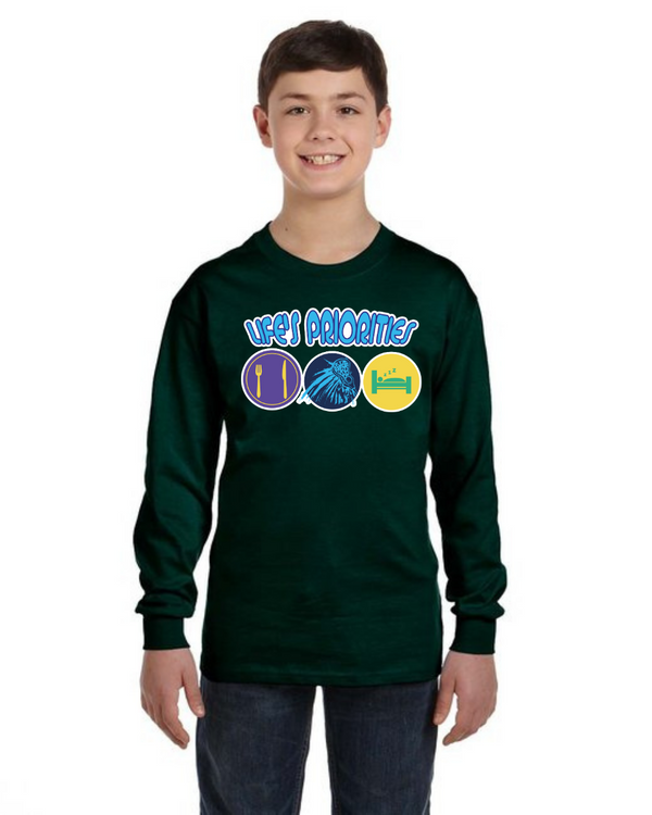 fashionable cotton crew neck clothing Long sleeve T-shirt tee shirt tie dye apparel