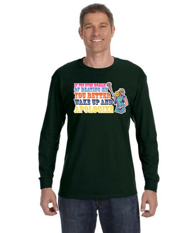 fashionable cotton crew neck clothing Long sleeve T-shirt tee shirt tie dye apparel