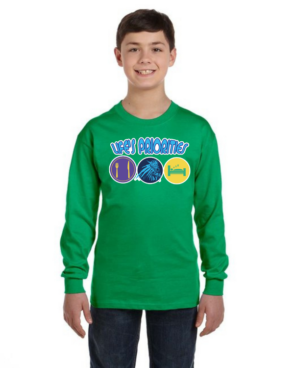 fashionable cotton crew neck clothing Long sleeve T-shirt tee shirt tie dye apparel