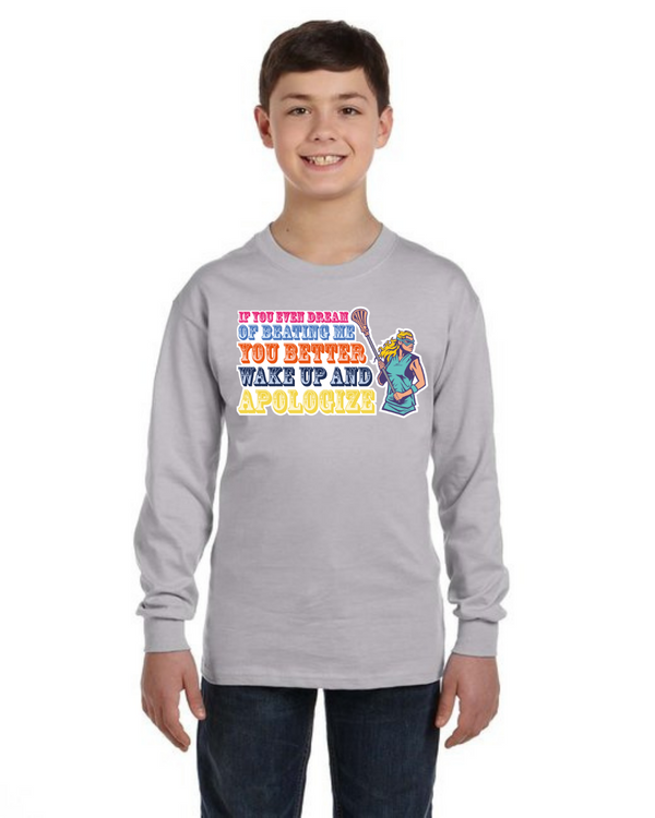 fashionable cotton crew neck clothing Long sleeve T-shirt tee shirt tie dye apparel