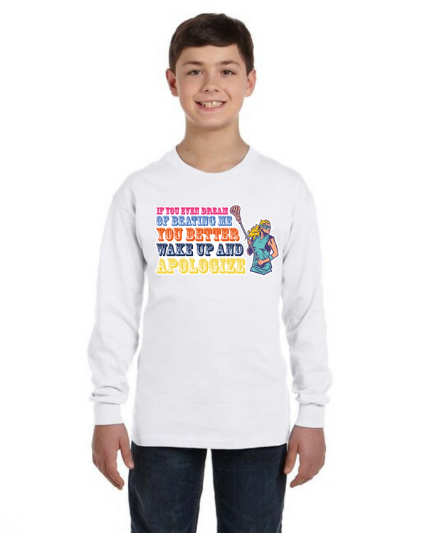 fashionable cotton crew neck clothing Long sleeve T-shirt tee shirt tie dye apparel