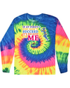 fashionable cotton crew neck clothing Long sleeve T-shirt tee shirt tie dye apparel