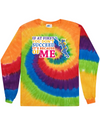 fashionable cotton crew neck clothing Long sleeve T-shirt tee shirt tie dye apparel
