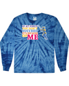 fashionable cotton crew neck clothing Long sleeve T-shirt tee shirt tie dye apparel