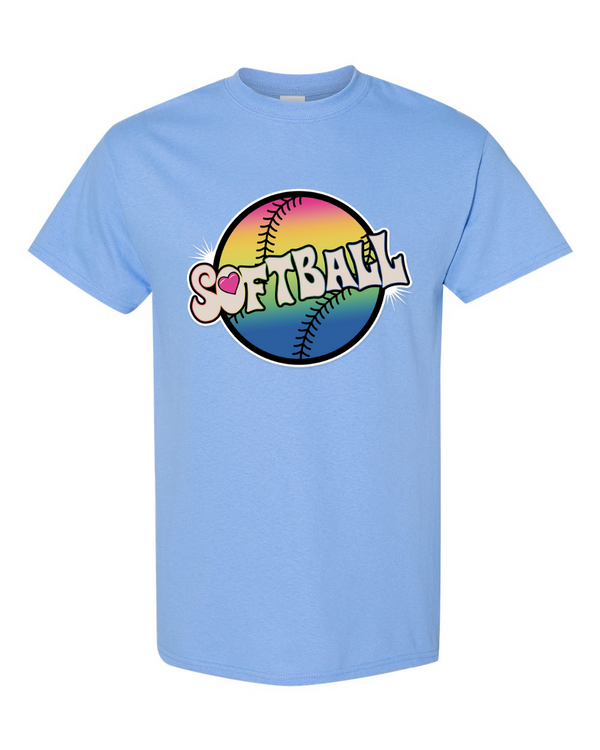 Softball Tie Dyed - Short Sleeve