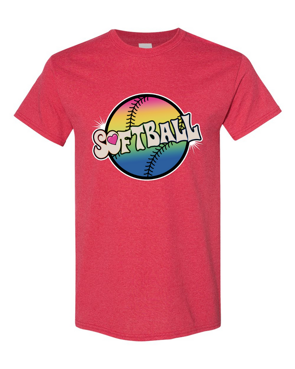 Softball Tie Dyed - Short Sleeve