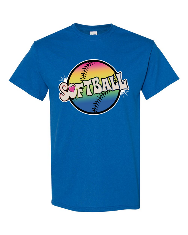 Softball Tie Dyed - Short Sleeve