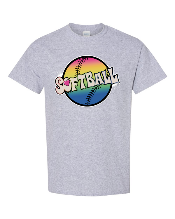 Softball Tie Dyed - Short Sleeve