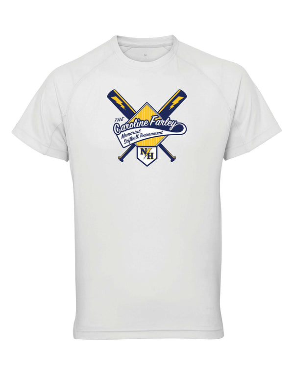 Panelled Tech T-shirt LS & SS - Caroline Farley Memorial Softball Tournament 2025