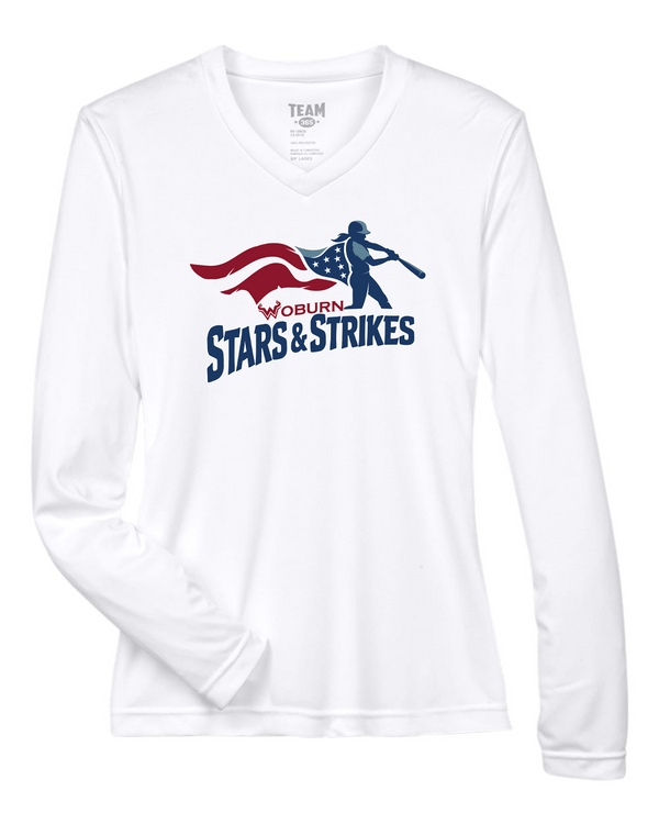 Long Sleeve Women's Performance - 2026 Woburn Stars and Strikes